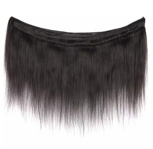 Extensions de cheveux indiennes 100% vierges Remy, soyeuses, douces, magnifiques, parfaitement attachées à la main, réutilisables, plus longues, plus volumineuses, naturelles, lisses - Product Image 1
