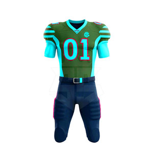 Nueva llegada 2025 conjuntos de uniformes de fútbol americano personalizados de alta calidad 100% poliéster transpirable para ropa de adultos - Product Image 2