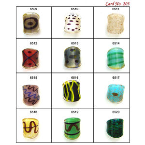 Perles de verre au chalumeau en cristal faites à la main de conception luxueuse pour la fabrication de bracelets - Product Image 5