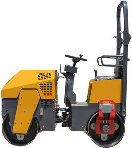 Rouleau compresseur vibrant à double tambour diesel, compact, avec moteur Changchai et pompe hydraulique pour la construction routière - Product Image 1