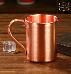 Plain Copper Mug High Quality Copper <b>Cup</b> Moscow Mule Beer <b>Cup</b> With Handle High quality Copper Mug - Product Image 6