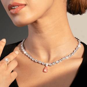 Collar Solitario de Diamante Cultivado en Laboratorio de Color DEF en Oro Blanco de 18K de Lujo, Certificado IGI, Corte Elegante VVS2, Joyería Fina de Alta Gama para Mujer 30 - Product Image 1