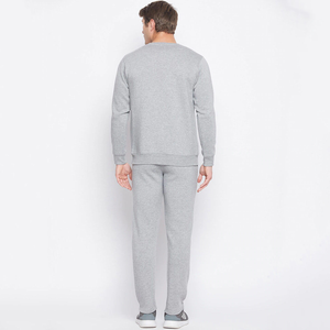 ชุดวอร์มผ้าฝ้ายสำหรับผู้ชายชุดออกกำลังกายแขนยาวเข้ารูปใส่สบายแห้งเร็วสำหรับฤดูหนาวกำหนดเองได้100% - Product Image 6