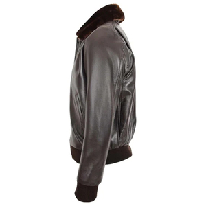 2024 meilleure mode MA1 hommes de haute qualité en cuir Bomber veste en gros toile Slim Fit semble impressionnant prix pas cher - Product Image 4