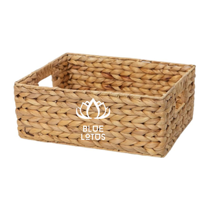 VENTA CALIENTE: CESTAS DE BANDEJA DE JACINTO DE AGUA TEJIDOS A MANO-¡DISEÑOS Y TAMAÑOS DE LA 2017! -GRANJA LOTO AZUL - Product Image 1