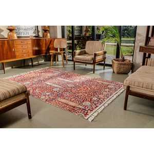 Alfombra Moderna Antigua Multicolor Netline AN004, 100% Poliéster, Fácil de Limpiar y Duradera para Dormitorio, Sin Desprendimiento - Product Image 3