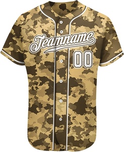 เสื้อเบสบอลลายพราง Sublimated,เสื้อเต็มตัวทีมกีฬาสวมเครื่องแบบเบสบอลซอฟต์บอล - Product Image 5