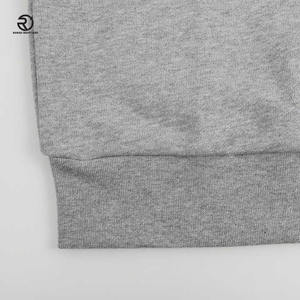 Nouvel arrivage de sweat-shirt pour homme lourd de marque tendance sweat-shirt personnalisé de couleur unie imprimé délavé sweat-shirt col rond frit - Product Image 4