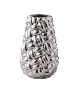 Vase à fleurs en acier inoxydable de bonne qualité en relief prix de gros de la décoration de table du fournisseur indien - Product Image 3