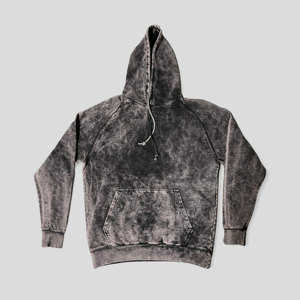 Sudadera con Capucha Oversize de Algodón 100% de Alta Calidad, Estilo Desgastado, Lavado Ácido, Talla Grande, Hecha a Medida, para Invierno, Estilo Urbano - Product Image 3