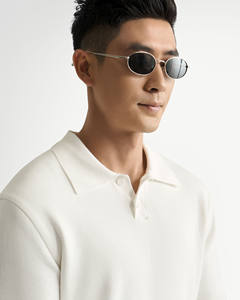 เสื้อโพลีสีกาแฟถักแขนยาวลำลองสำหรับผู้ชายสำหรับเสื้อเชิ้ตมีโลโก้คอเสื้อเข้ารูปแบบเวียดนาม - Product Image 3