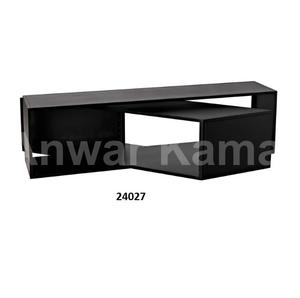 Cadre en métal argenté et table d'appoint ronde en verre trempé transparent avec brillant poli pour la maison et le bureau - Product Image 5