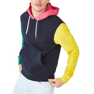 Sweat-shirt à capuche décontracté unisexe en polaire respirant et écologique avec impression numérique hivernale et design de panneaux colorés - Product Image 5