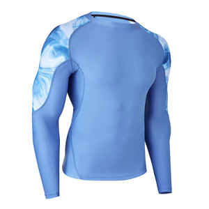 Personnalisez votre propre logo Rash Guard sublimé à manches complètes Meilleure qualité Sportswear Nouveau design Rash Guard pour hommes - Product Image 2
