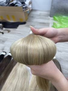 Dropshipping Color claro Natural recto virgen cutícula alineada extensiones de cabello Remy teñido a granel proveedor crudo Flip-In Hair - Product Image 6