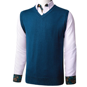 Pull col en V sans manches pour homme, Design Unique, de qualité supérieure, printemps, hiver, automne, mode, bon marché - Product Image 2