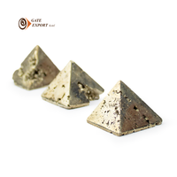 Pirámide de peruvianpirita de Perú, piedra NATURAL artesanal, buena fortuna y energía, 100% peruano, amor, feliz, RELX