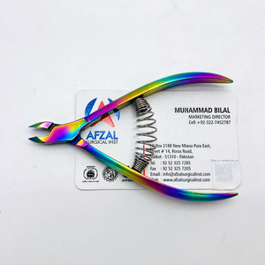 Outil de gravure réutilisable en acier inoxydable de qualité supérieure A+, grattoir à boucle, biseau circulaire, pousse-cuticules à double tête pour manucure - Product Image 4