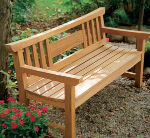 Kits de bancs de jardin en bois dur (S4S / FSC 100%) - Product Image 6