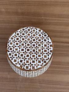 Taille et couleur personnalisées, tabouret solide de haute qualité, console incrustée d'os, pour salon, maison, hôtel, chambre à coucher et atelier - Product Image 5