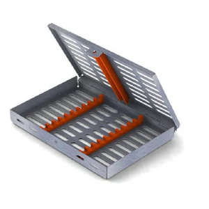 Casete Reutilizable para Instrumentos Dentales Ortopédicos para Perros, Diseño de Placa Adicional Galaxy con Parte Superior Naranja, Dispositivos Médicos - Product Image 4