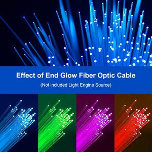 Fil lumineux en fibre optique PMMA de 0,75 mm, <span class=keywords><strong>4</strong></span> mètres, à extrémité lumineuse, pour la décoration de plafond de toit étoilé, tous types de moteur de lumière LED - Product Image 5