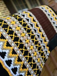 Couverture de selle en laine doublée de polycoton double couche de style occidental pour l'équitation sur le sentier Ranch Utilisation du rodéo - Product Image 2