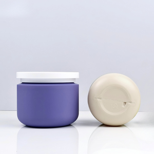 ขวดครีมนวดผมพลาสติก HDPE ทรงกลมขนาด250มล. 500มล. สำหรับผลิตภัณฑ์ดูแลผิวและทำมาส์กหน้า - Product Image 2