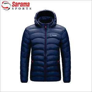 Veste matelassée en nylon à capuche de style nouveau, grande taille, pour l'extérieur, doudoune d'hiver pour homme, logo personnalisé - Product Image 3