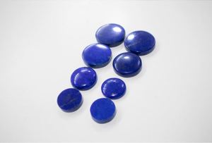 Cabochon de Lapis Lazuli naturel de haute résistance pierre précieuse ronde polie en vrac pour bague et pendentif faisant l'offre de prix en vrac - Product Image 2