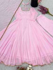 ชุดเดรสยาวแบบถักสำหรับปาร์ตี้ชุดเดรสโกลิจากปากีสถาน - Product Image 6