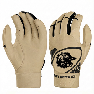 Gants de baseball sur mesure de qualité professionnelle, prix de gros, paume en cuir de chèvre, ventilation, respirant, gants de frappe pour le softball - Product Image 4