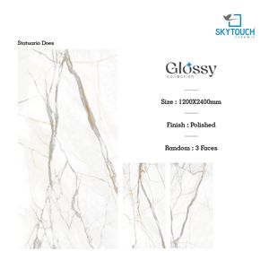 Azulejos de Porcelana de Gran Formato 1200x2400, 20 mm de Espesor, Resistentes a los Ácidos, para Pisos y Paredes Interiores, para Centros Comerciales y Villas - Product Image 3