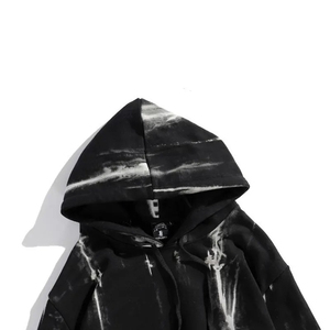 Sudadera con capucha con serigrafía de lavado ácido de alta calidad para hombre, nuevo artículo, traje de moda, venta en línea, 2025 - Product Image 4