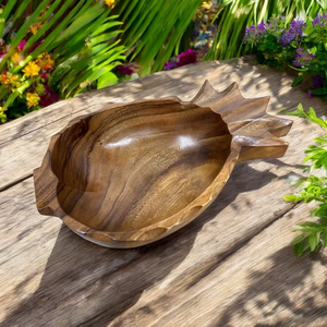 Plateau de service en bois, design élégant, en bois d'acacia, pour fruits, salades ou comme vaisselle, meilleur prix - Product Image 1