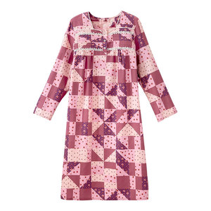 Uniformes de Hospital al por Mayor 100% Poliéster, Batas de Paciente Estampadas para Mujer, Bata Larga - Calidad de Exportación. - Product Image 1