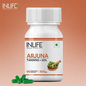 Arjuna GMP Certifié 500mg Capsules Végétariennes Suppléments À Base De Plantes Coeur Santé Cardiaque 2 Capsules Par Jour Adultes HDPE Bouteille 25% - Product Image 4