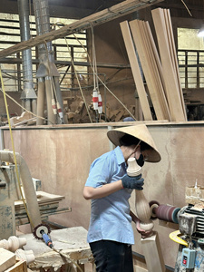 Pieds de table en bois massif en caoutchouc de qualité supérieure, modernes, robustes, personnalisables, pour salle à manger, salon, atelier - Product Image 6