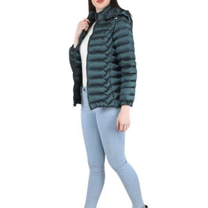 Veste d'hiver pour femme de haute qualité, rembourrage épais, chaude, respirante, écologique, matelassée en coton et nylon, légère, coupe-vent - Product Image 6