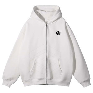 Sudaderas con Capucha Extra Grandes y Transpirables para Hombre, para Invierno, Servicio ODM, Impresión Digital, 100% Algodón Orgánico, Cierre de Cremallera, Alta Calidad - Product Image 6