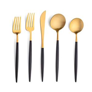 Juego de cubiertos de acero inoxidable con mango colorido de nuevo estilo, cubiertos y uso doméstico, precios bajos al por mayor 2024 - Product Image 6