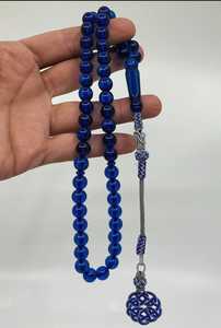 Rosario Faturan 100% Rosario Tasbih Material de alta calidad baquelita hecho a mano 45 cuentas Color Turquesa - Product Image 2