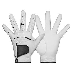 Precio de fábrica, superventas, mano izquierda, Cabretta, cuero, dedo completo, guantes de Golf impermeables, cierre de bucle de gancho, deportes suaves y duraderos - Product Image 1