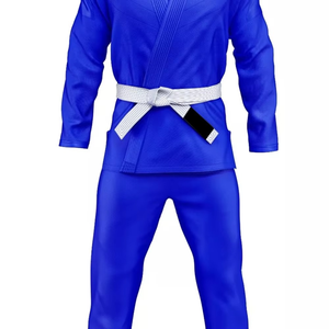 Traje de Karate de Artes Marciales Personalizado de Alta Calidad para Adultos, el Más Vendido, Servicio OEM, Color Sólido, Uniforme de Judo y Karate Sencillo y Liso - Product Image 6