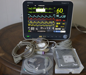Tout nouveau Mindray Passport 12 avec module CO2, NIBP, SPO2, ECG, TEMP RECORDER, module C02 - Product Image 1