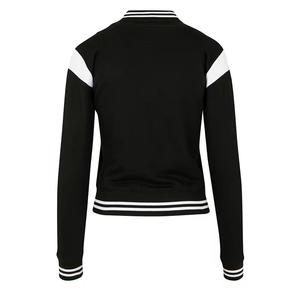 OEM Custom Solid Color <b>Long</b> Sleeve Baseball Varsity <b>Jacket</b> <b>for</b> Women Latest Arrival Wholesale Plain Blank Varsity - Product Image 2