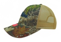 Venta al por mayor OEM ODM gorras de camionero de caza sin estructura con bordado 3D logotipo personalizado gorras de camuflaje de Vietnam para escenas al aire libre