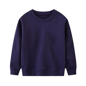Ropa para Niños, Sudadera con Capucha para Niños Pequeños con Logotipo Personalizado, Color Azul Marino, Sudadera Holgada de Algodón y Felpa para Niños 2026 - Product Image 2