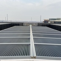 Système de toiture à lames orientables motorisées en aluminium pour extérieur, personnalisé, ouverture verticale, panneaux à lames orientables