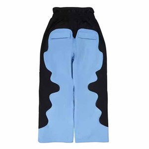 Pantalon Cargo à Rayures Courbées et Multi-Poches pour Homme, Streetwear Hip Hop, Jogging, Taille Élastique, Tech Wear - Product Image 2